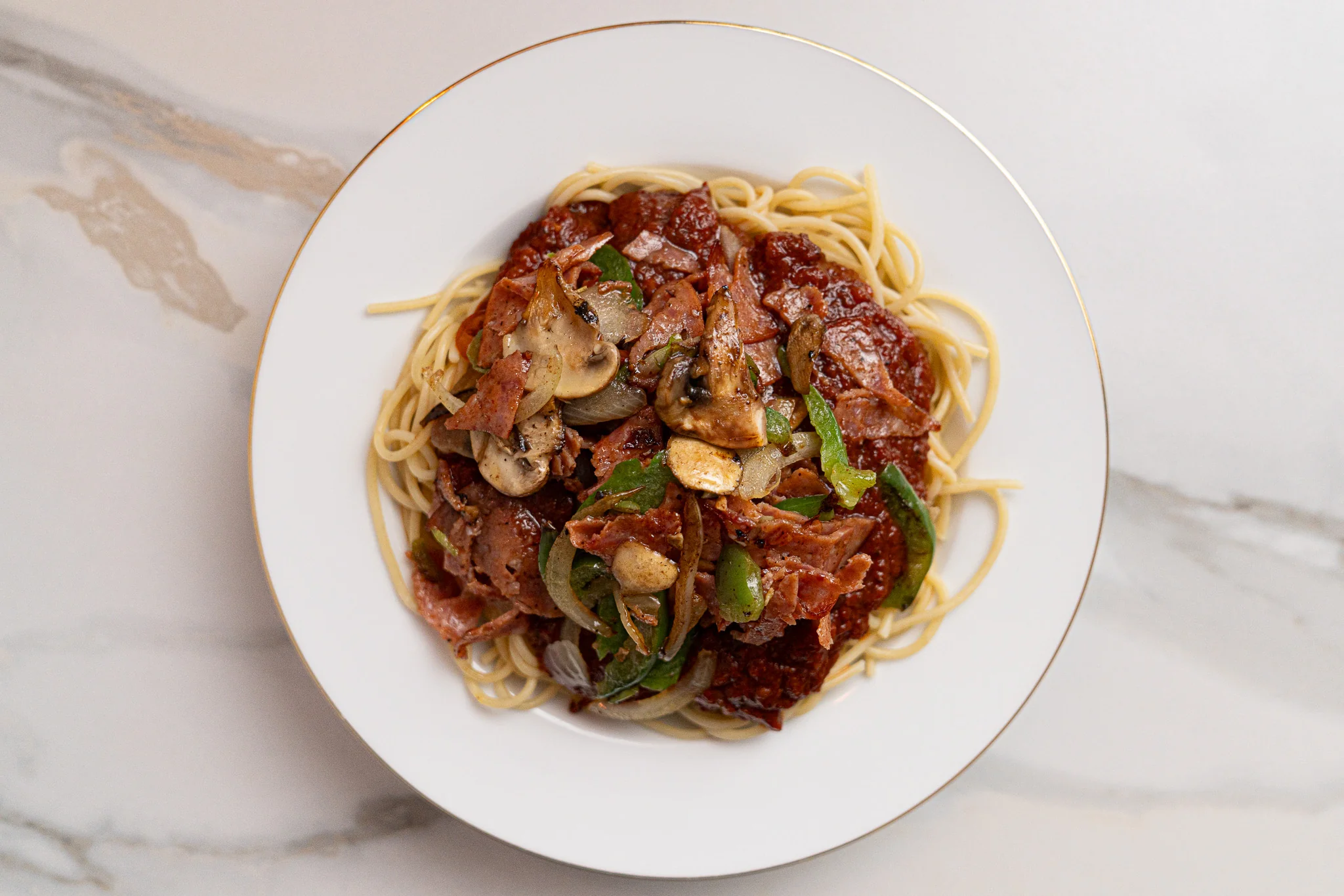 Spaghetti spécial du Moulin — Restaurant Le Moulin
