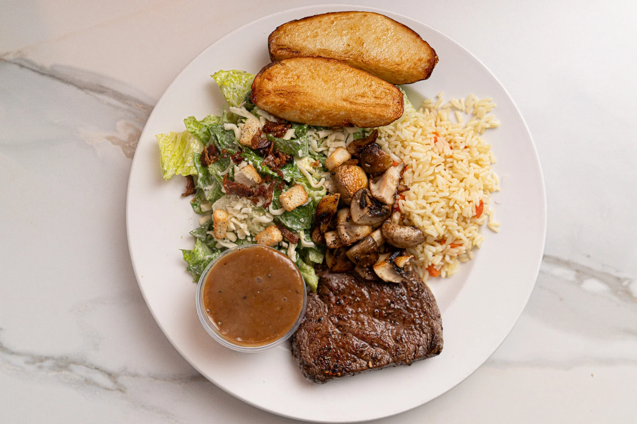 Steak de filet mignon — Restaurant Le Moulin